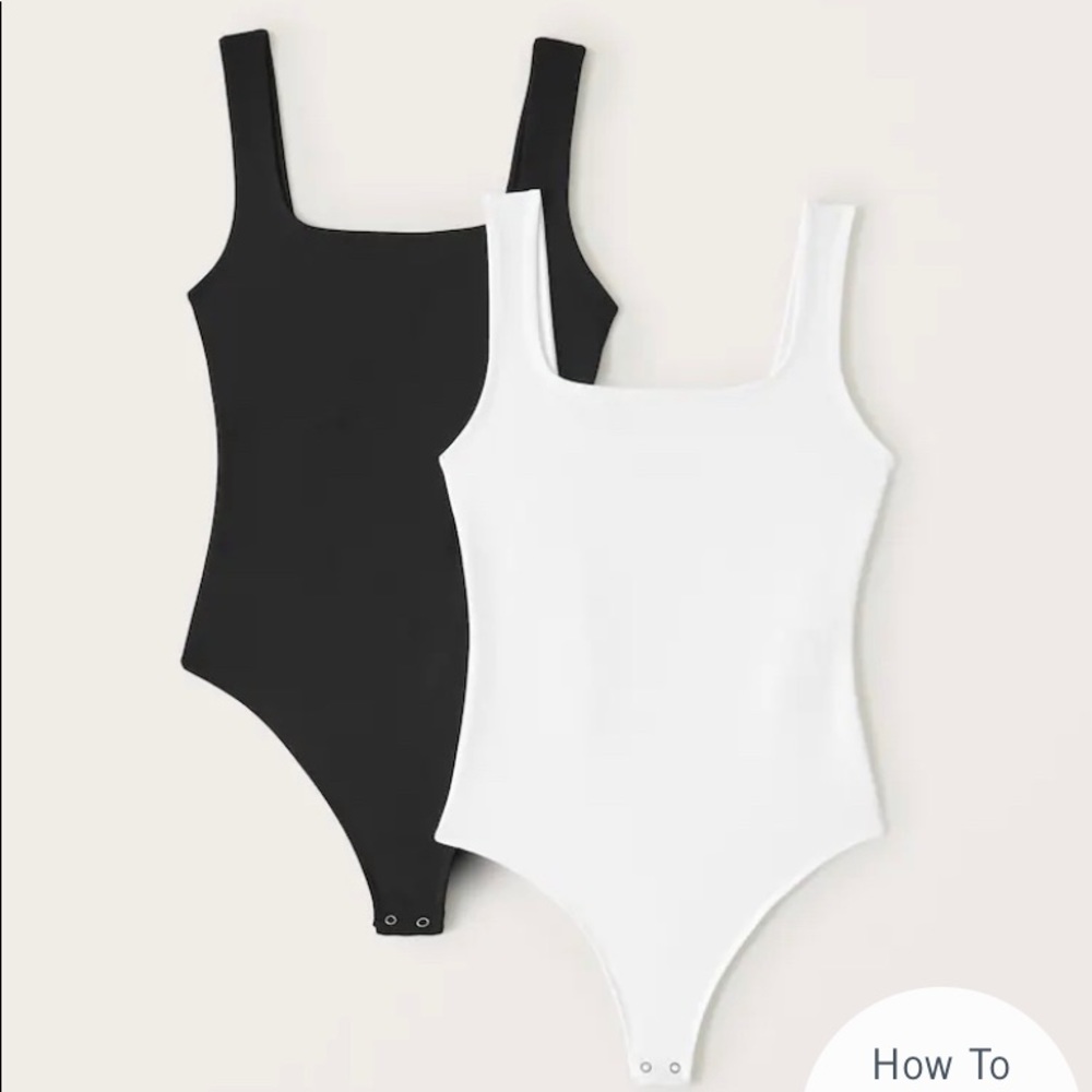 Abercrombie Two-Pack bodysuit NWT (b/w)